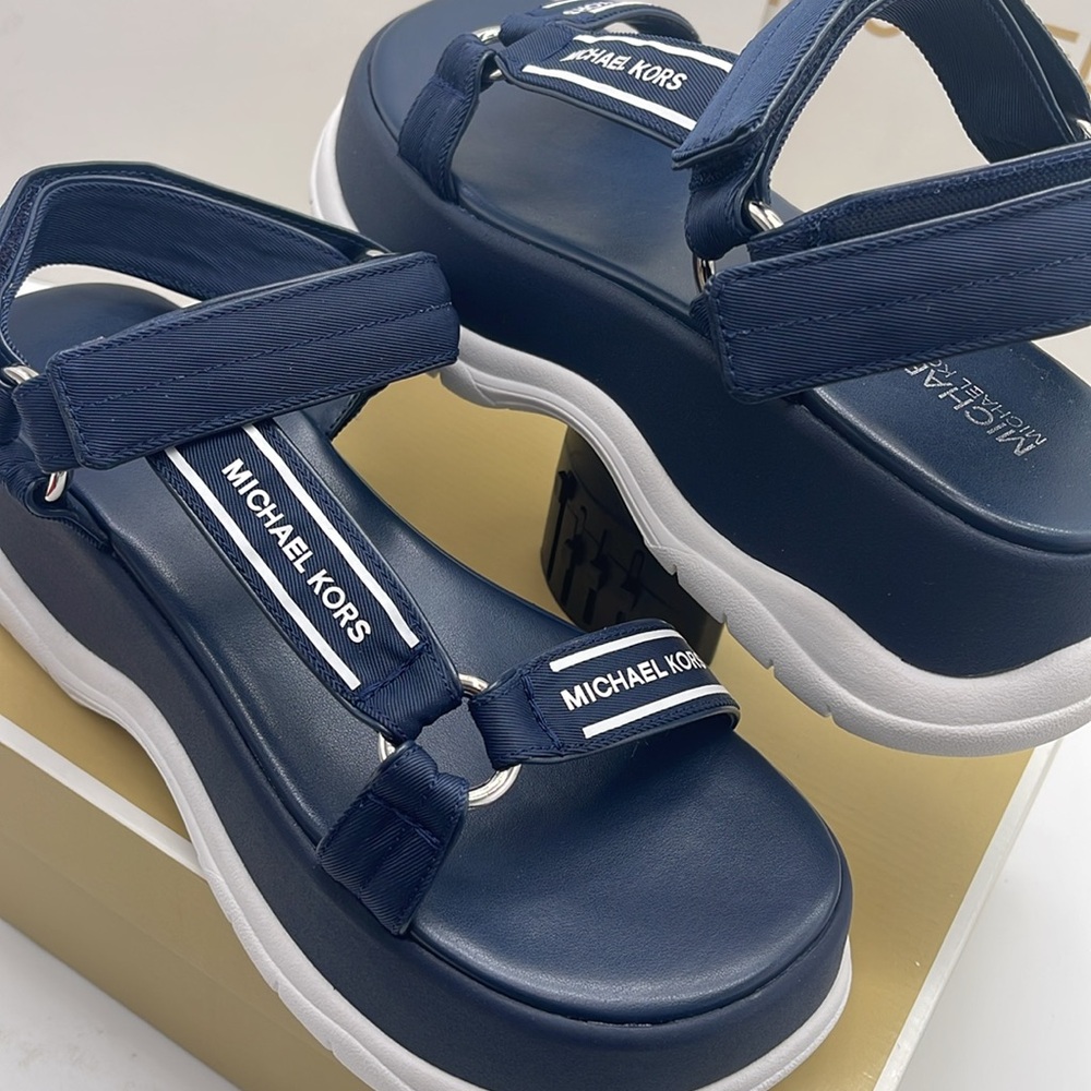 MICHAEL KORS Katrina Nylon Sport Platform Sandal
Navy
New - Picture 10 of 16
